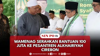 Wamenag Serahkan Bantuan 100 Juta Ke Pesantren Alkhairiyah Cirebon