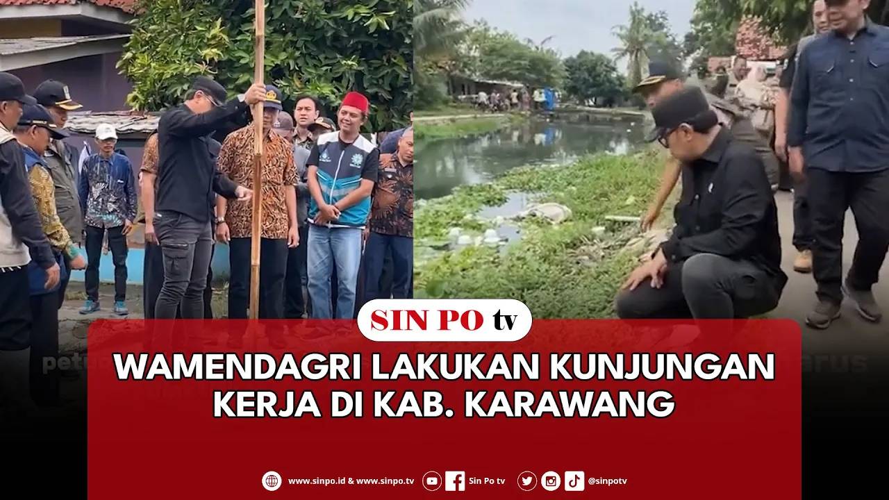 Wamendagri Lakukan Kunjungan Kerja Di Kab. Karawang