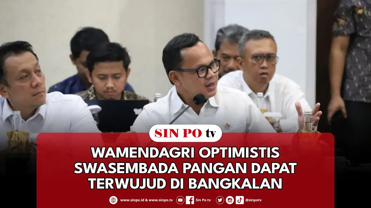 Wamendagri Optimistis Swasembada Pangan Dapat Terwujud Di Bangkalan