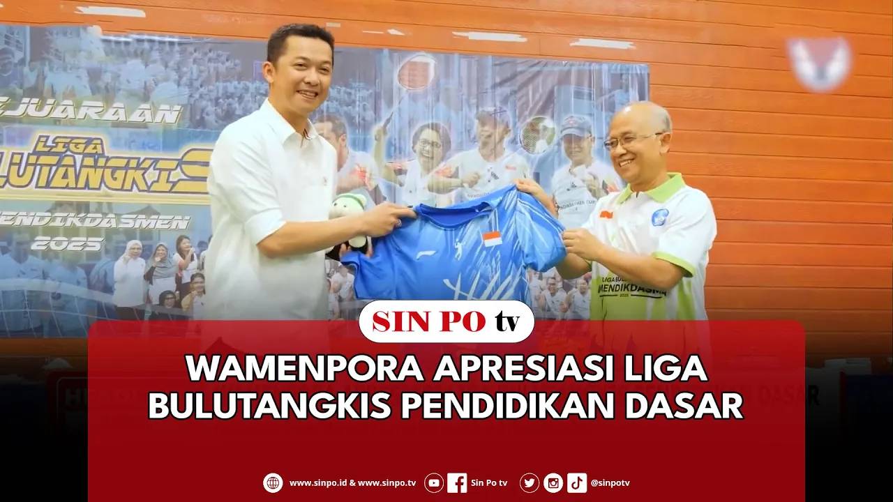 Wamenpora Apresiasi Liga Bulutangkis Pendidikan Dasar