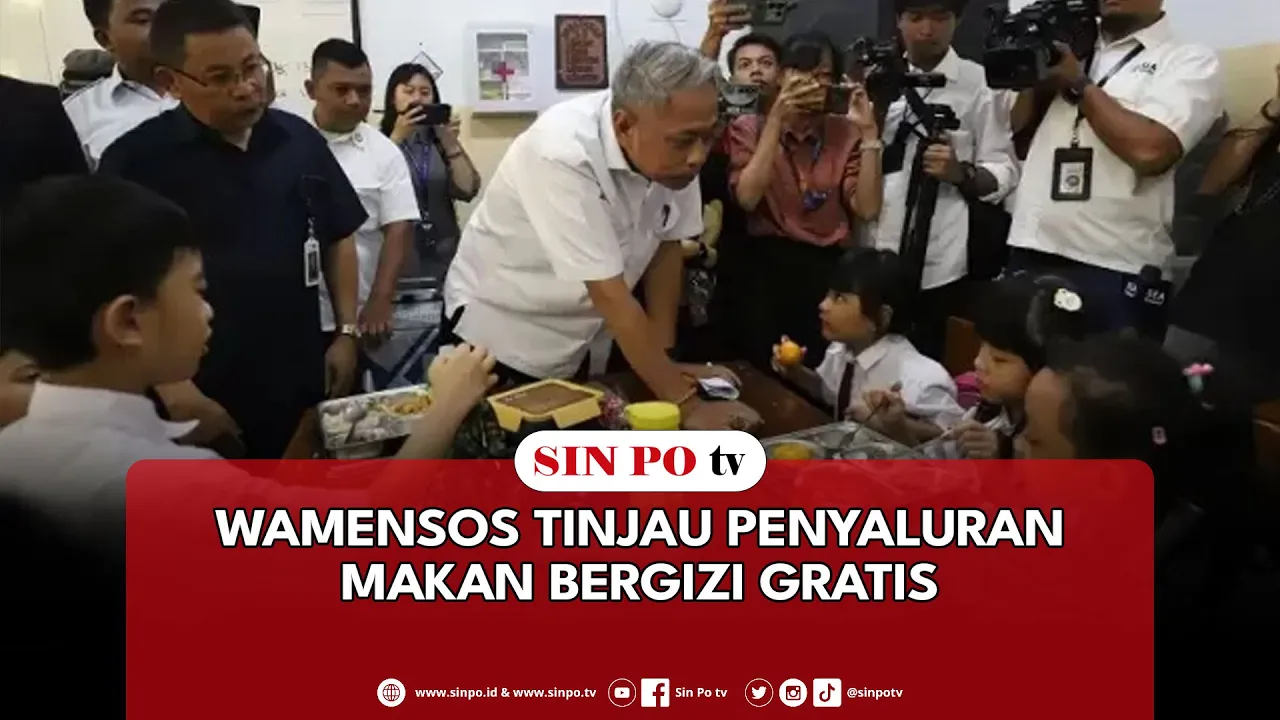 Wamensos Tinjau Penyaluran Makan Bergizi Gratis