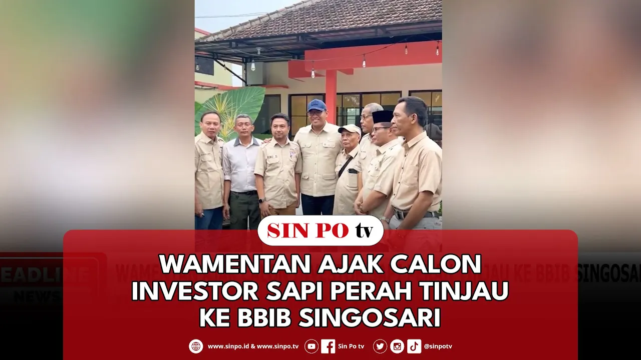 Wamentan Ajak Calon Investor Sapi Perah Tinjau Ke BBIB Singosari