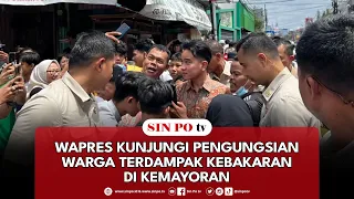 Wapres Kunjungi Pengungsian Warga Terdampak Kebakaran Di Kemayoran