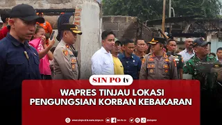 Wapres Tinjau Lokasi Pengungsian Korban Kebakaran