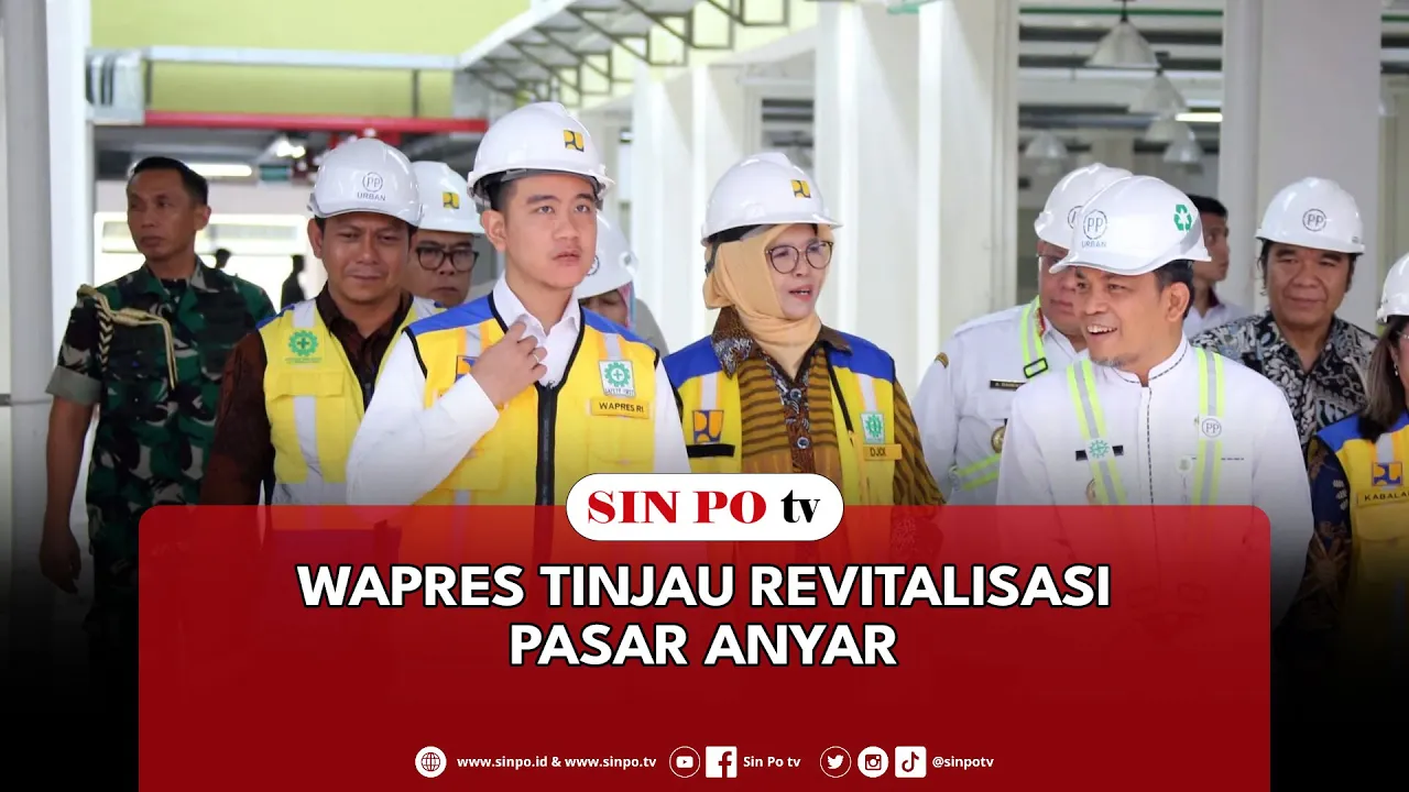 Wapres Tinjau Revitalisasi Pasar Anyar