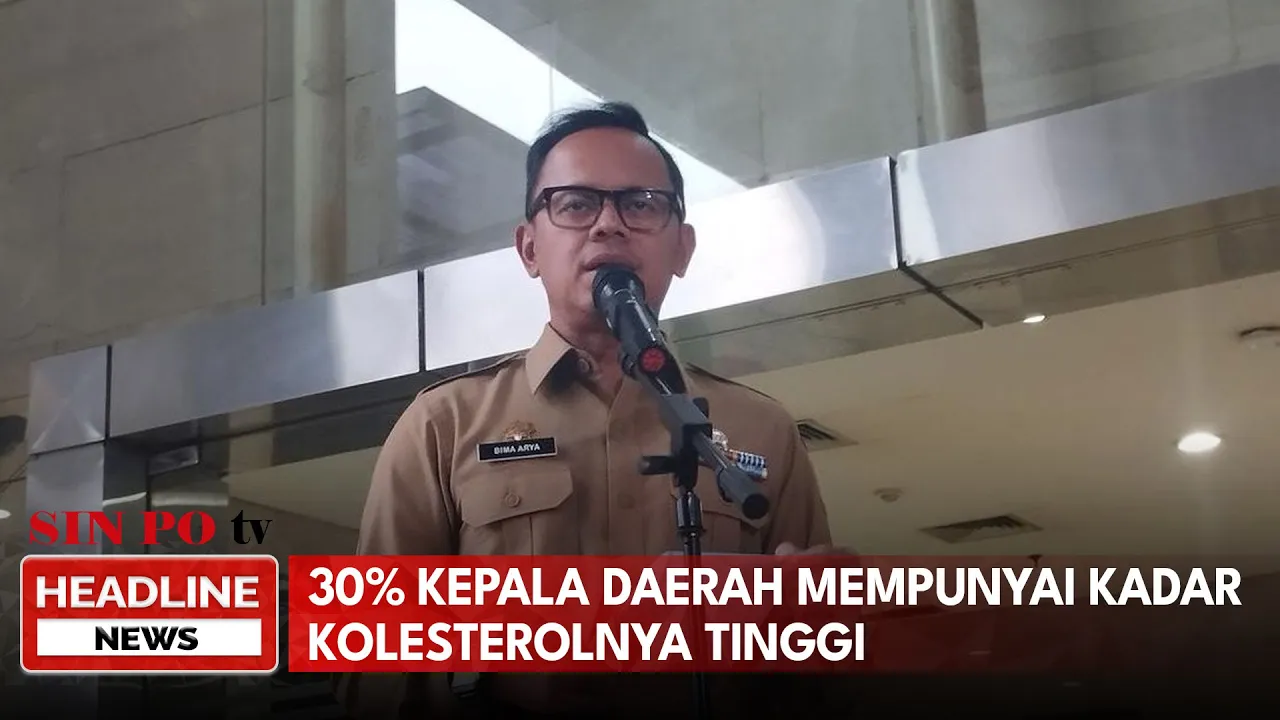 30% Kepala Daerah Mempunyai Kadar Kolesterolnya Tinggi