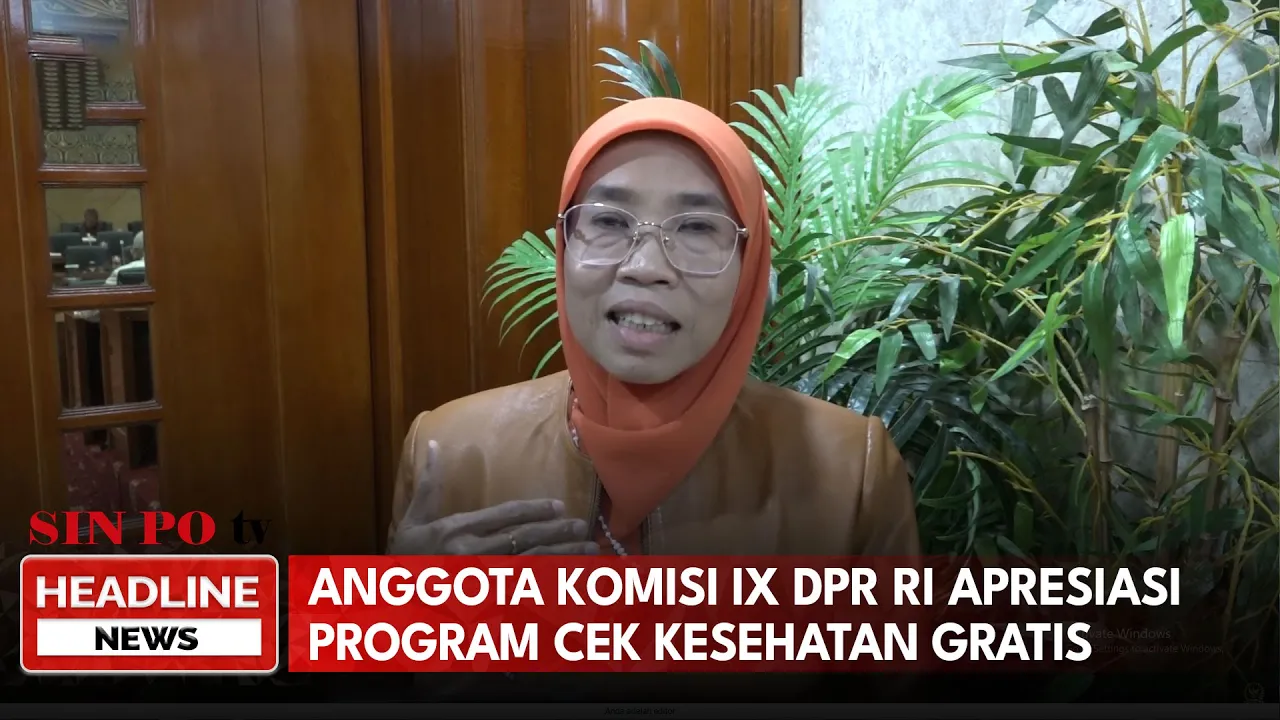 Anggota Komisi IX DPR RI Apresiasi Program Cek Kesehatan Gratis