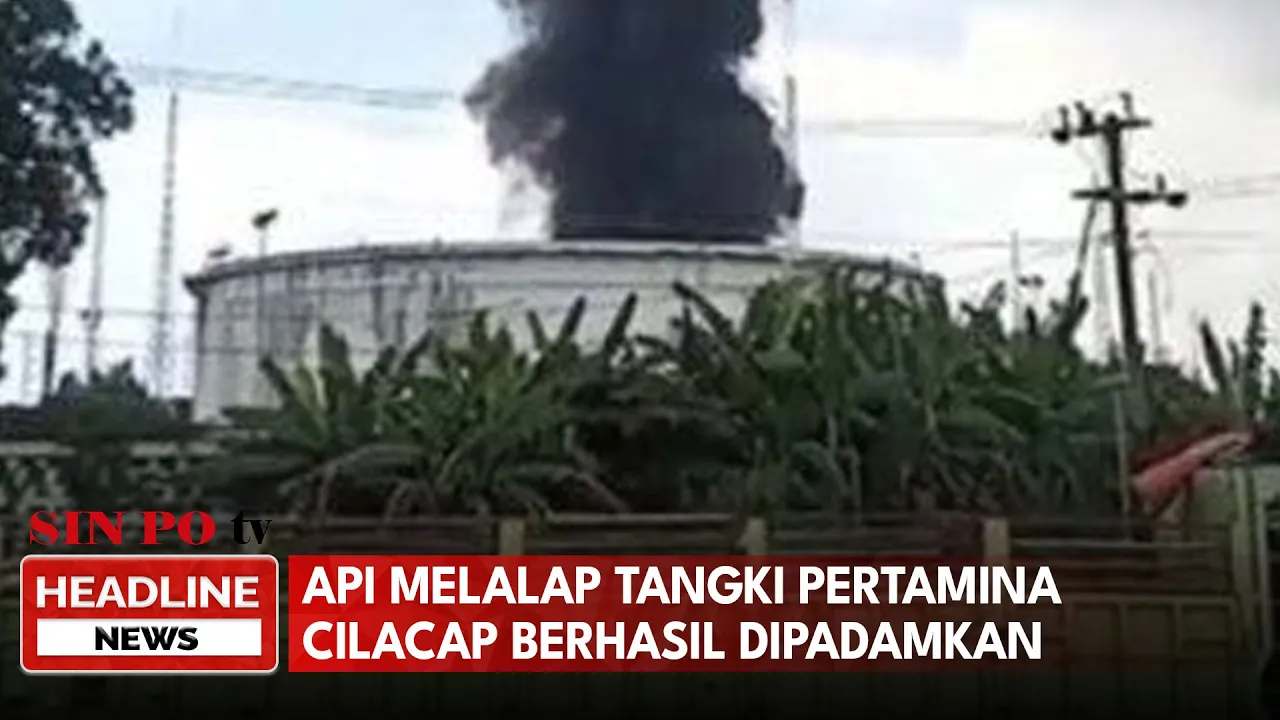 Api Melalap Tangki Pertamina Cilacap Berhasil Dipadamkan