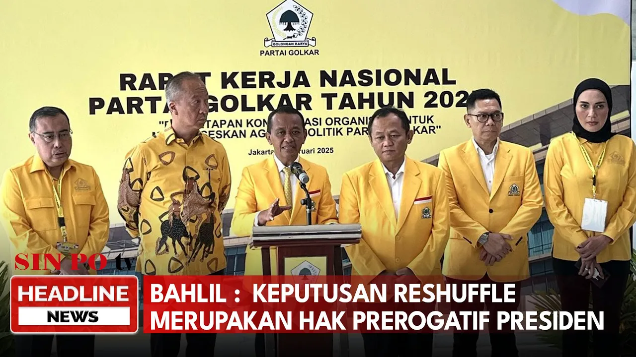 Bahlil :  Keputusan Reshuffle Merupakan Hak Prerogatif Presiden