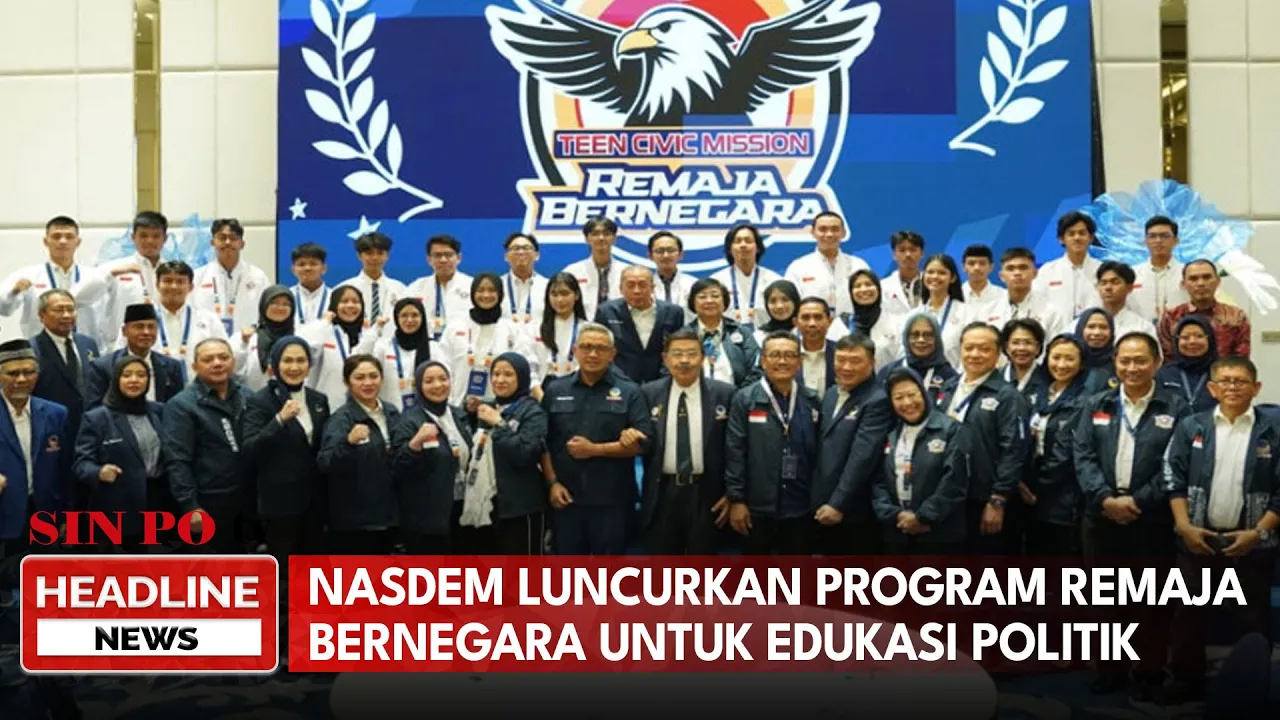 Beri Edukasi Politik Sejak Dini, NasDem Luncurkan Program Remaja Bernegara
