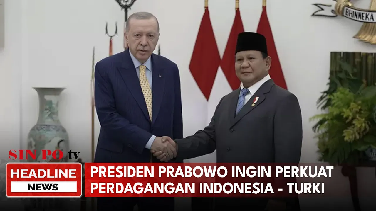 Bertemu Erdogan, Presiden Prabowo Ingin Perdagangan Indonesia Dan Turki Makin Kuat