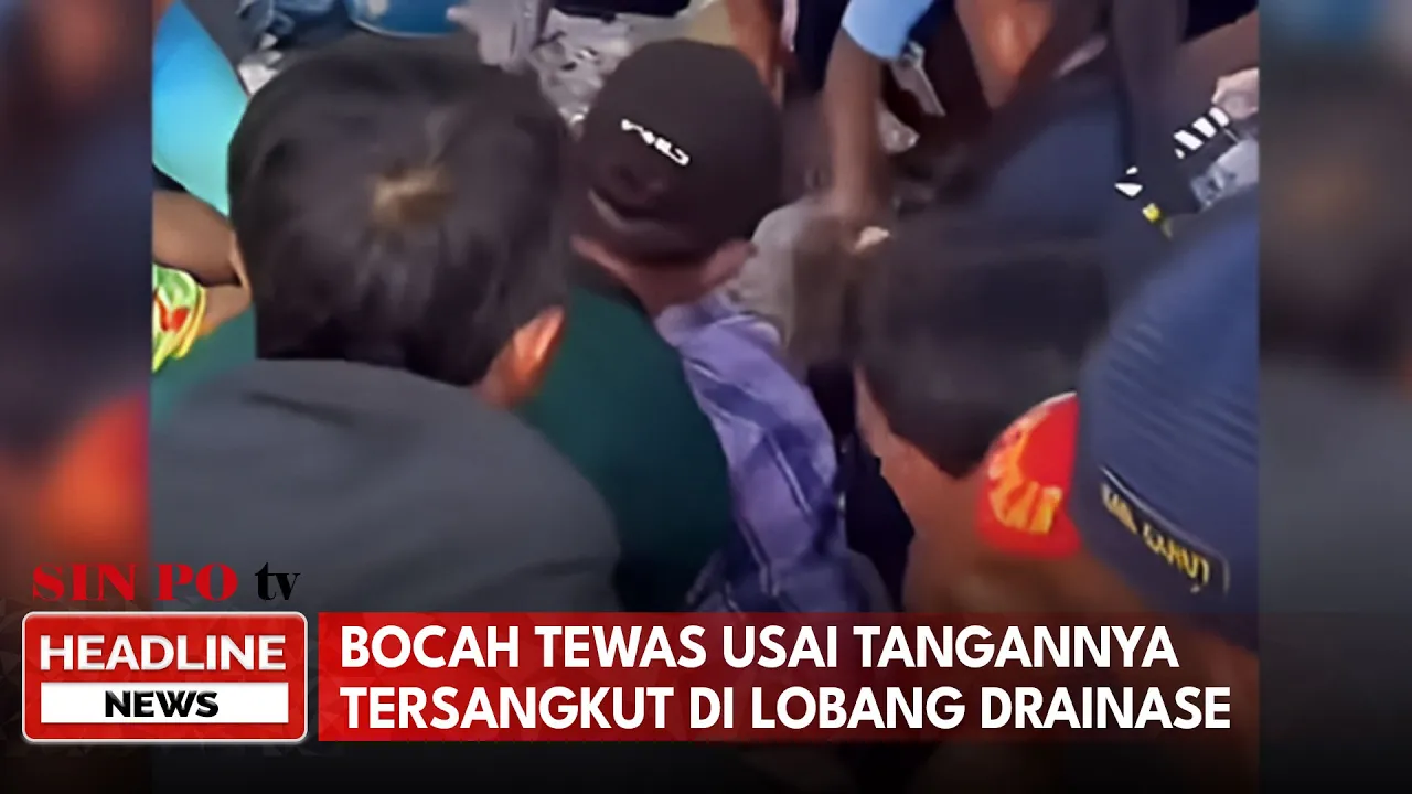 Bocah Tewas Usai Tangannya Tersangkut Di Lobang Drainase