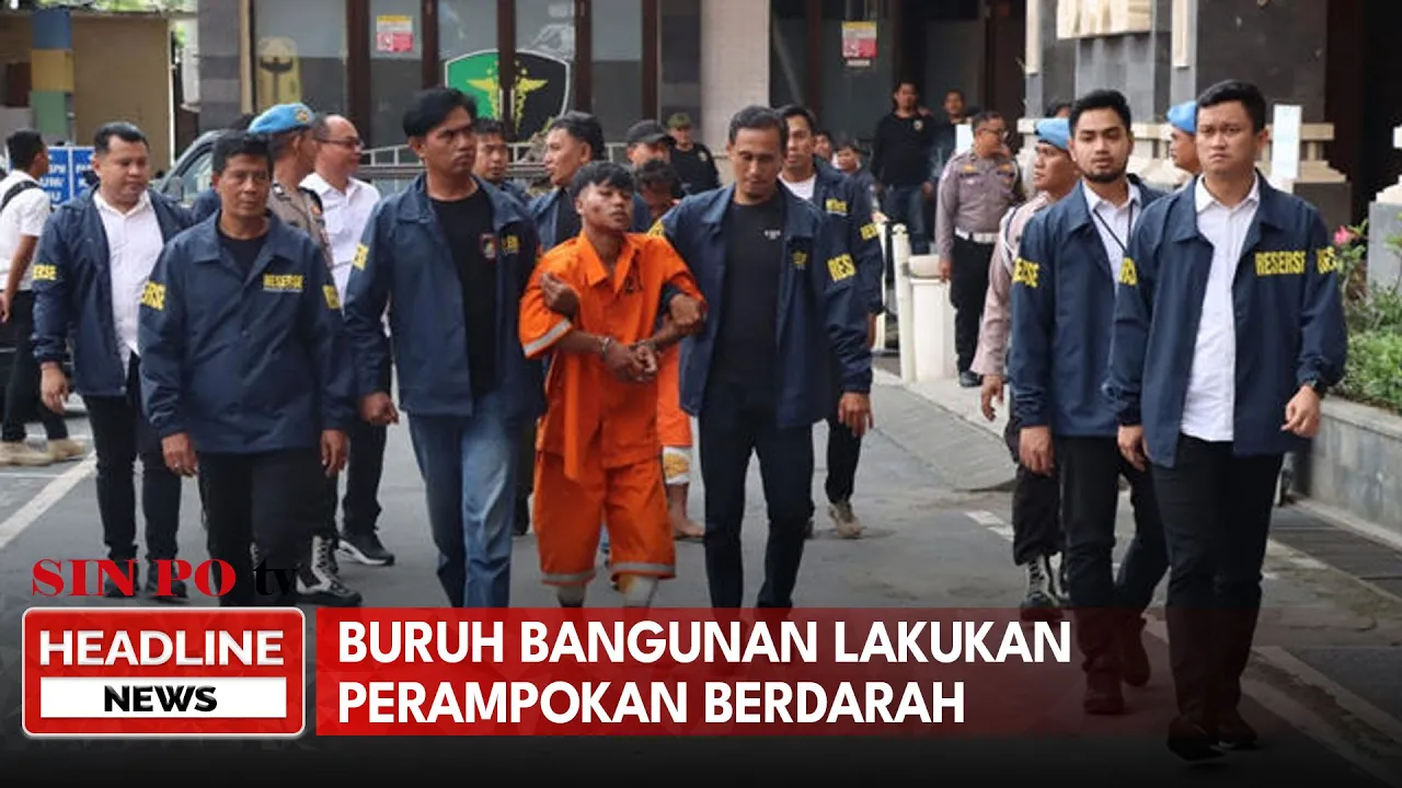 Buruh Bangunan Lakukan Perampokan Berdarah
