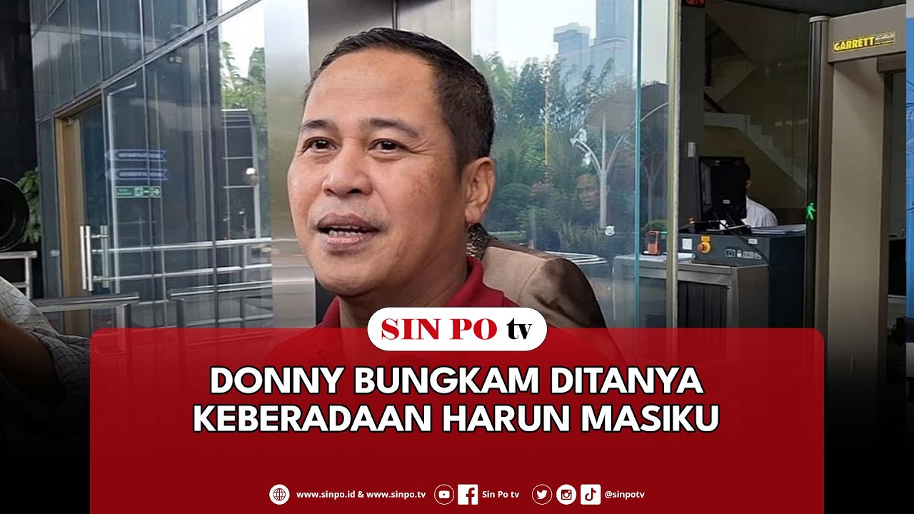 Donny Bungkam Ditanya Keberadaan Harun Masiku