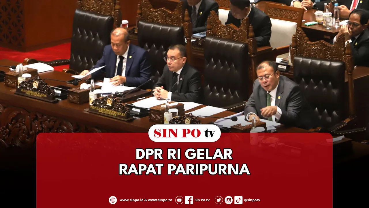 DPR RI Gelar Rapat Paripurna