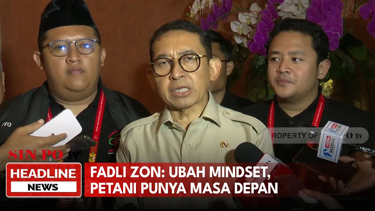 Fadli Zon: Ubah Mindset, Petani Punya Masa Depan