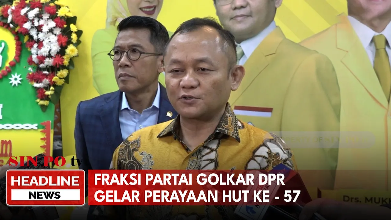 Fraksi Partai Golkar DPR Gelar Perayaan HUT Ke - 57