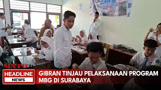 Gibran Tinjau Pelaksanaan Program MBG Di Surabaya