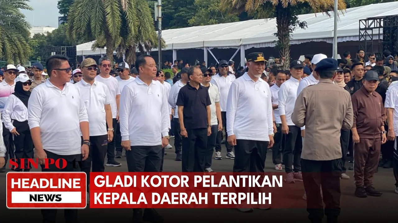 Gladi Kotor Pelantikan Kepala Daerah Terpilih