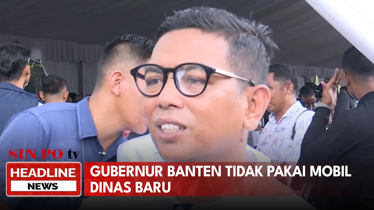 Gubernur Banten Tidak Pakai Mobil Dinas Baru