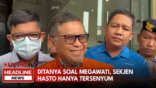 Hasto Kristiyanto Tersenyum Saat Ditanya Megawati Soekarnoputri Sudah Menjenguknya