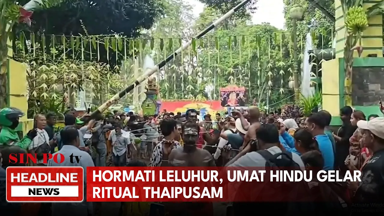 Hormati Leluhur, Umat Hindu Gelar Ritual Thaipusam