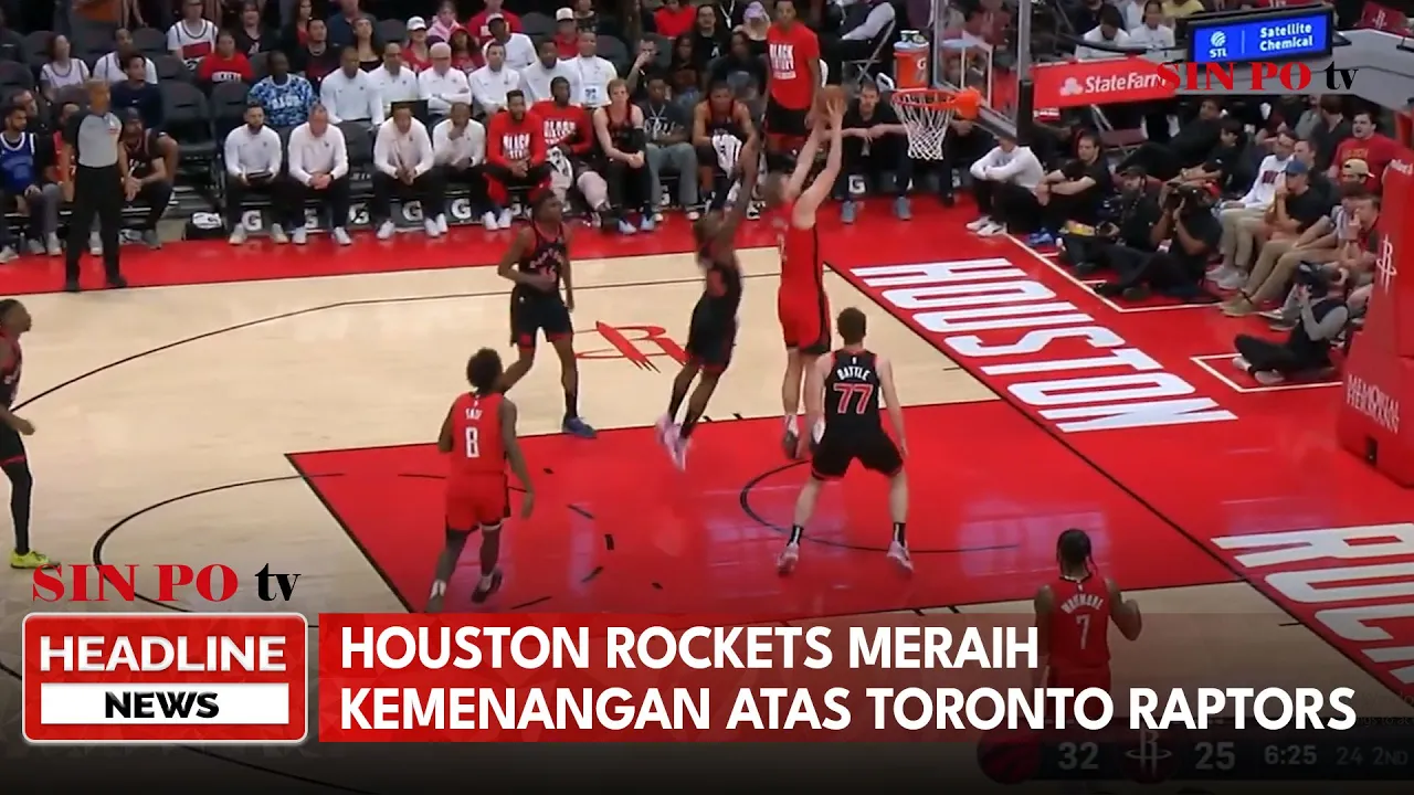 Houston Rockets Meraih Kemenangan Atas Toronto Raptors