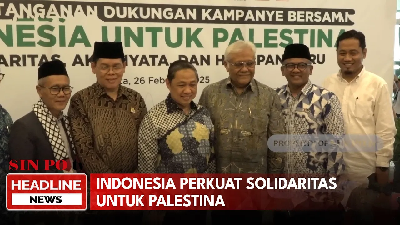 Indonesia Perkuat Solidaritas Untuk Palestina