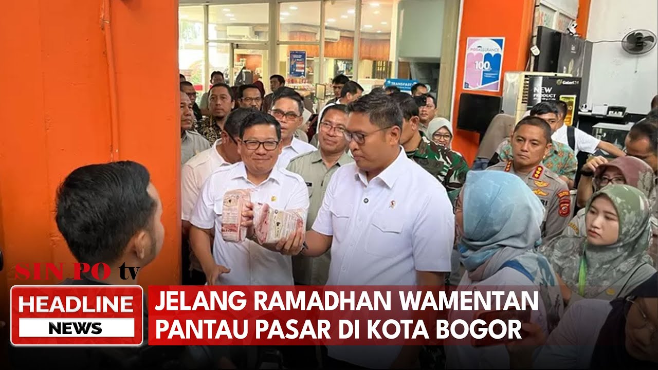Jelang Ramadhan Wamentan Pantau Pasar Di Kota Bogor