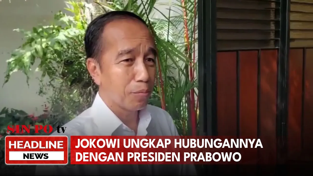 Jokowi Blak-Blakan Terkait Hubungannya Dengan Presiden Prabowo