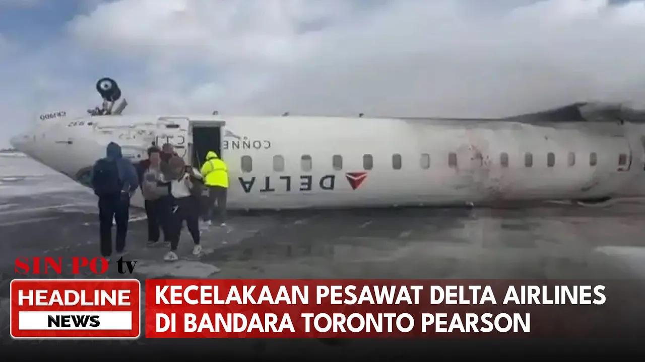 Kecelakaan Pesawat Delta Airlines Di Bandara Toronto Pearson