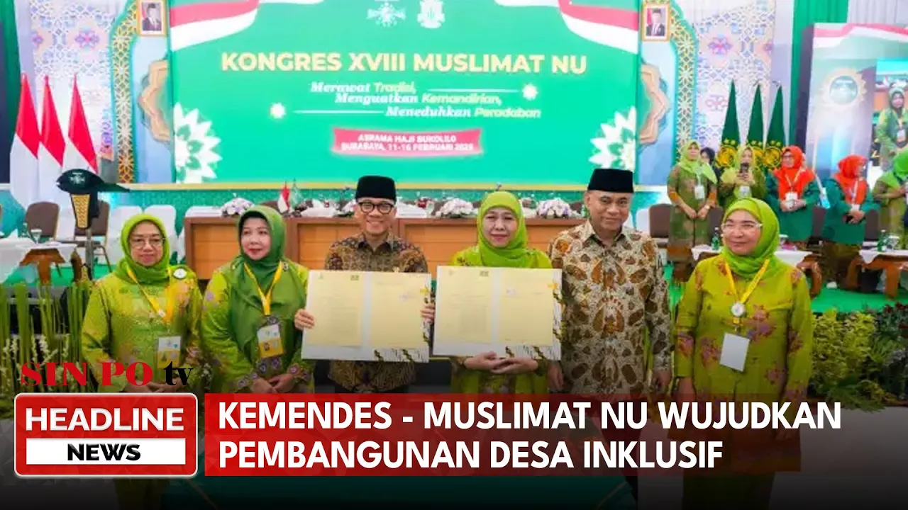 Kemendes Gandeng Muslimat NU Wujudkan Pembangunan Desa Inklusif