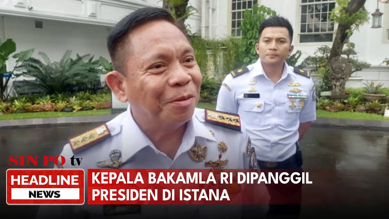 Kepala Bakamla Menghadap Presiden, Sebut Diberi Semangat Untuk Bekerja