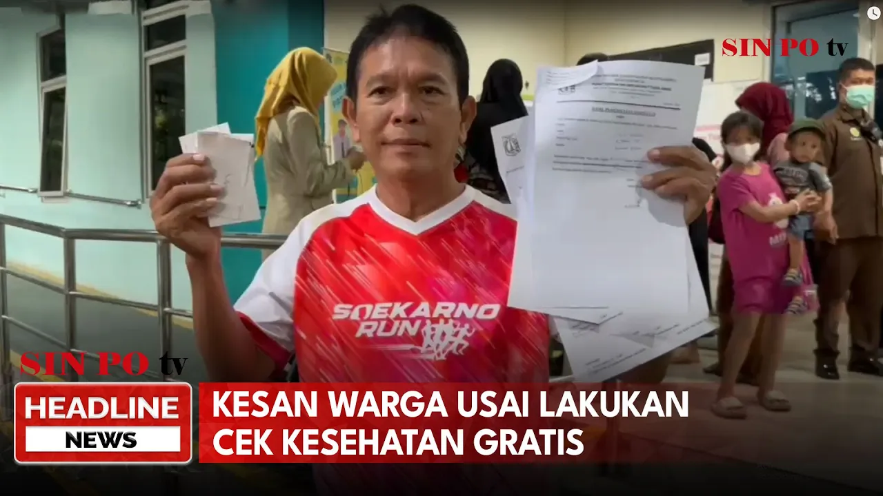Kesan Warga Usai Lakukan Cek Kesehatan Gratis