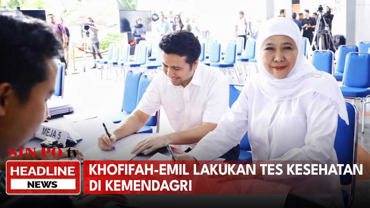Khofifah-Emil Lakukan Tes Kesehatan Di Kemendagri