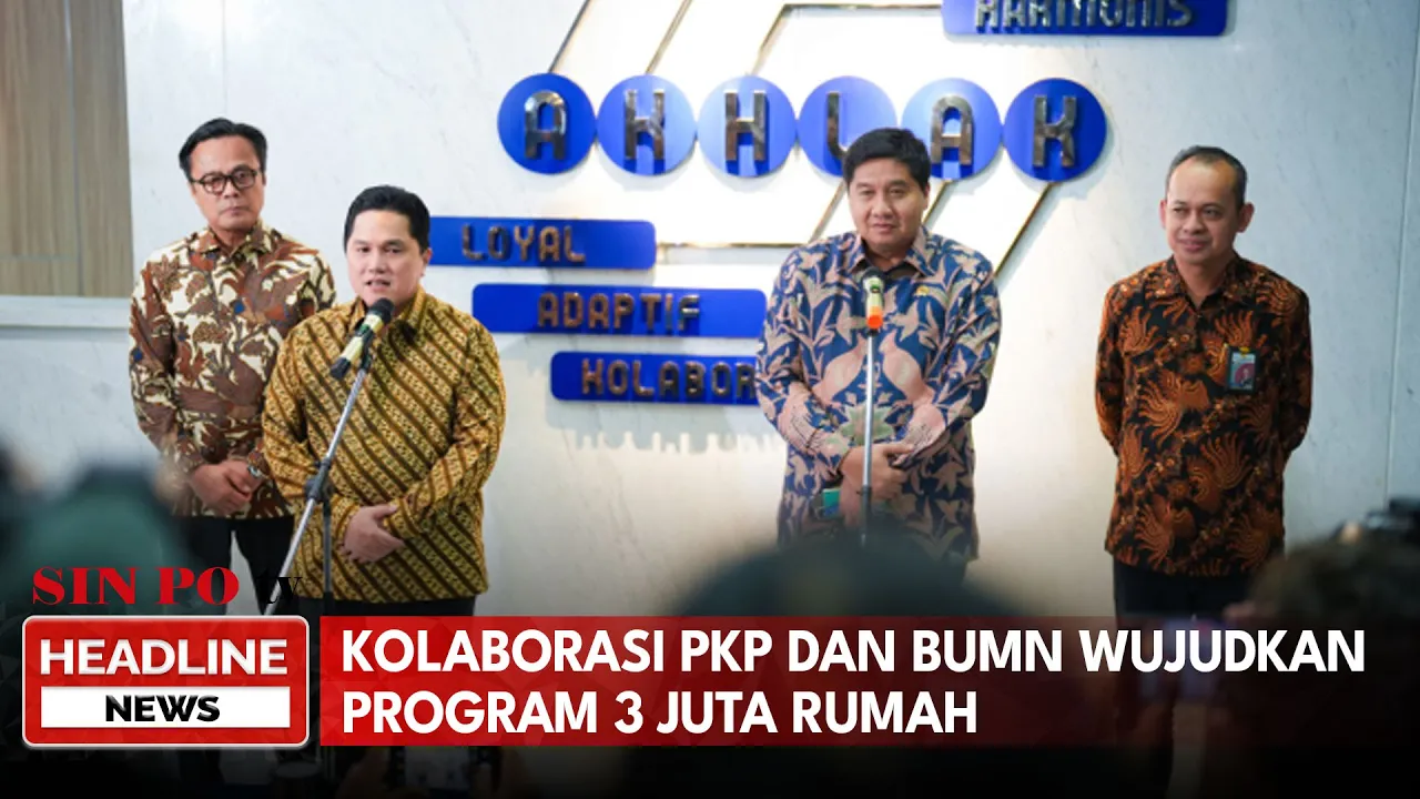 Kolaborasi PKP Dan BUMN Wujudkan Program 3 Juta Rumah