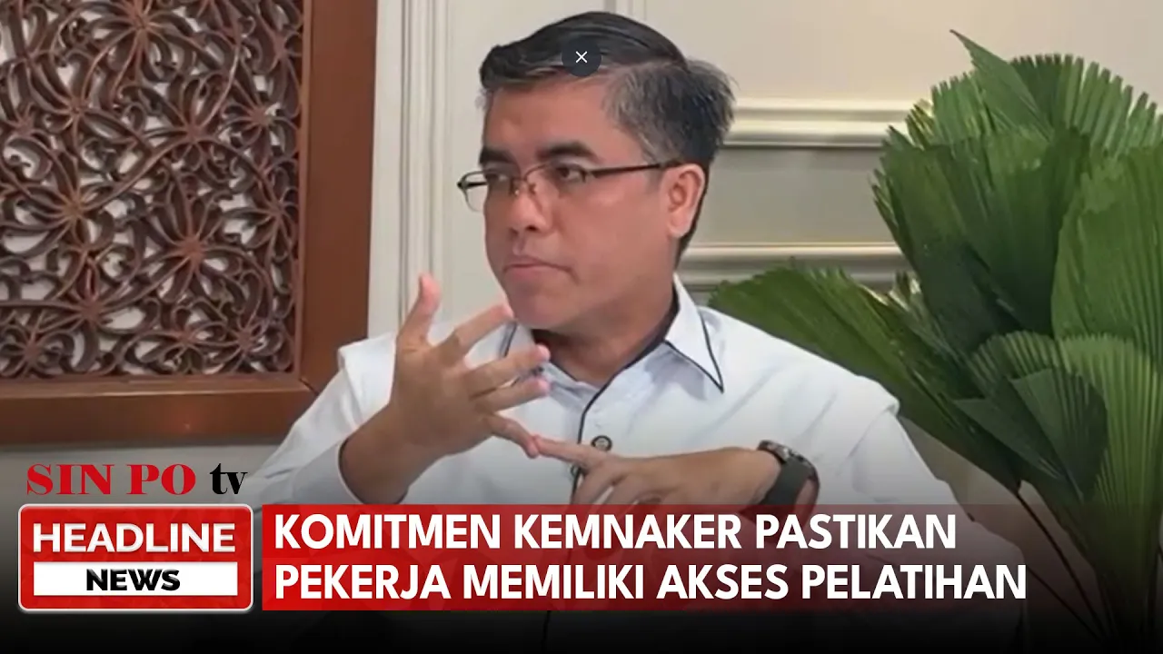 Komitmen Kemnaker Pastikan Pekerja Memiliki Akses Pelatihan