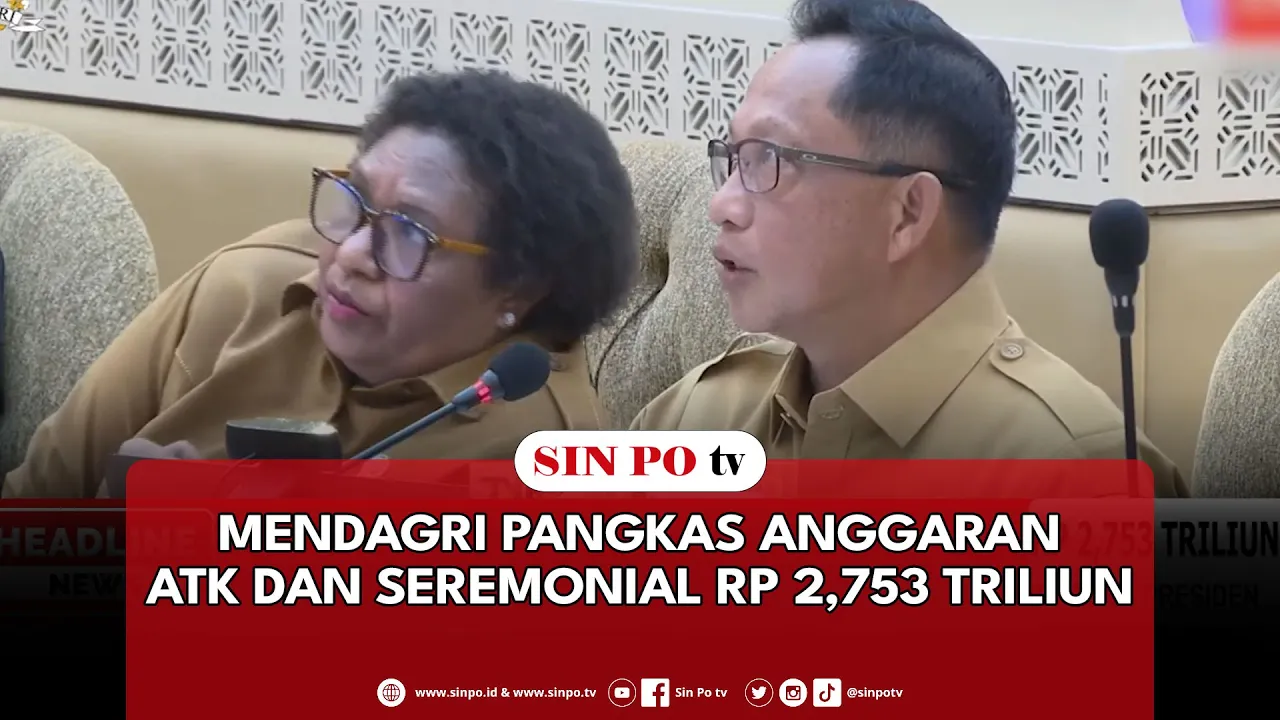Mendagri Pangkas Anggaran ATK Dan Seremonial Rp 2,753 Triliun