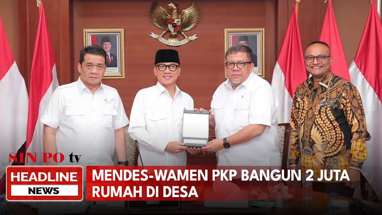 Mendes-Wamen PKP Bangun 2 Juta Rumah Di Desa