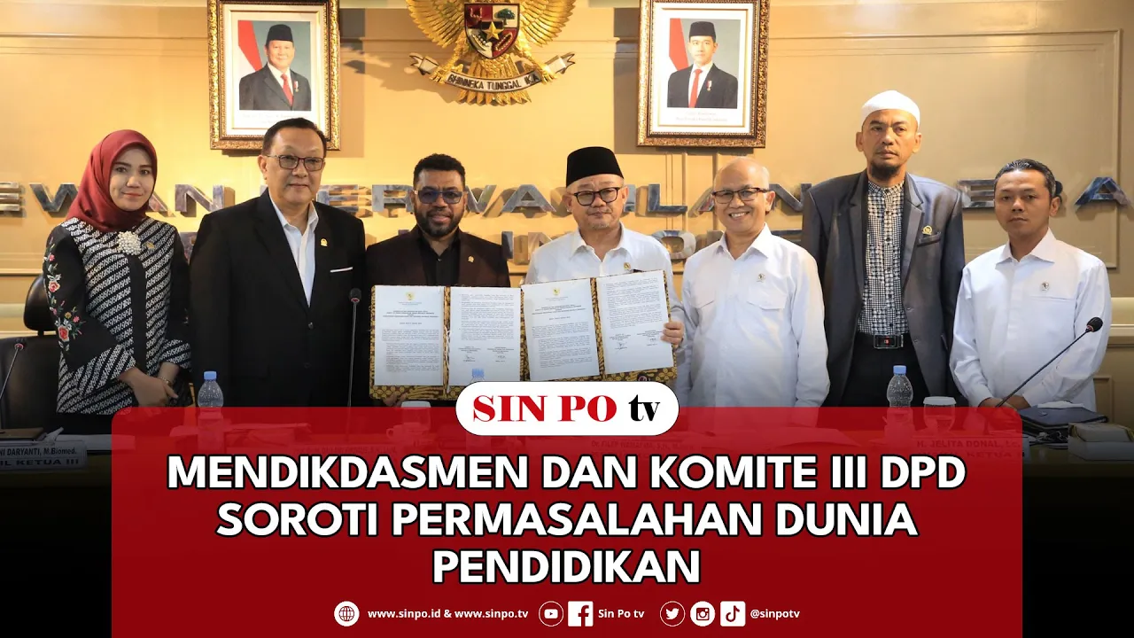 Mendikdasmen dan Komite III DPD Soroti Permasalahan Dunia Pendidikan