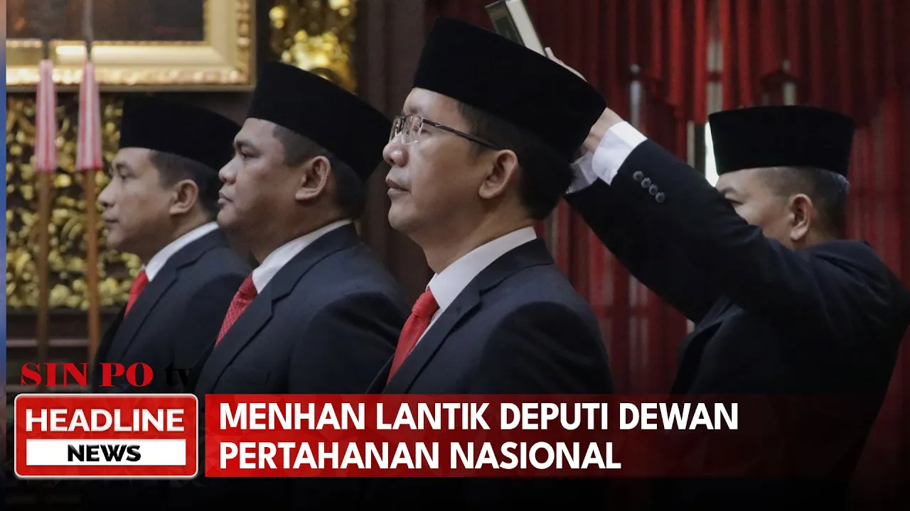 Menhan Lantik Deputi Dewan Pertahanan Nasional