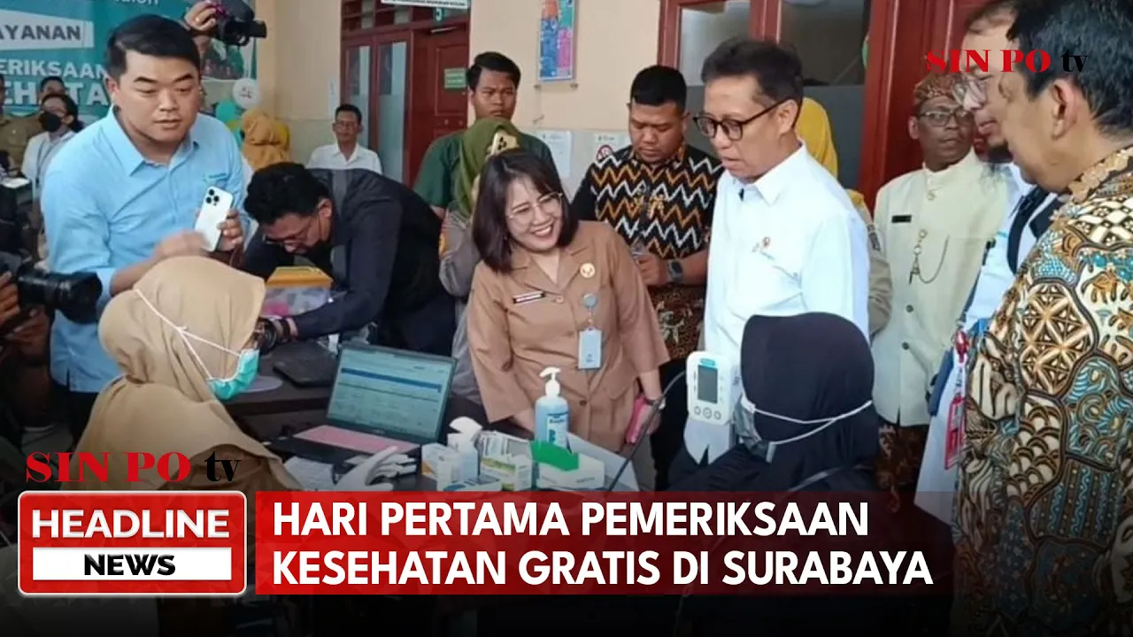 Menkes Budi Gunadi Pantau Langsung Pemeriksaan Kesehatan Gratis Di Surabaya