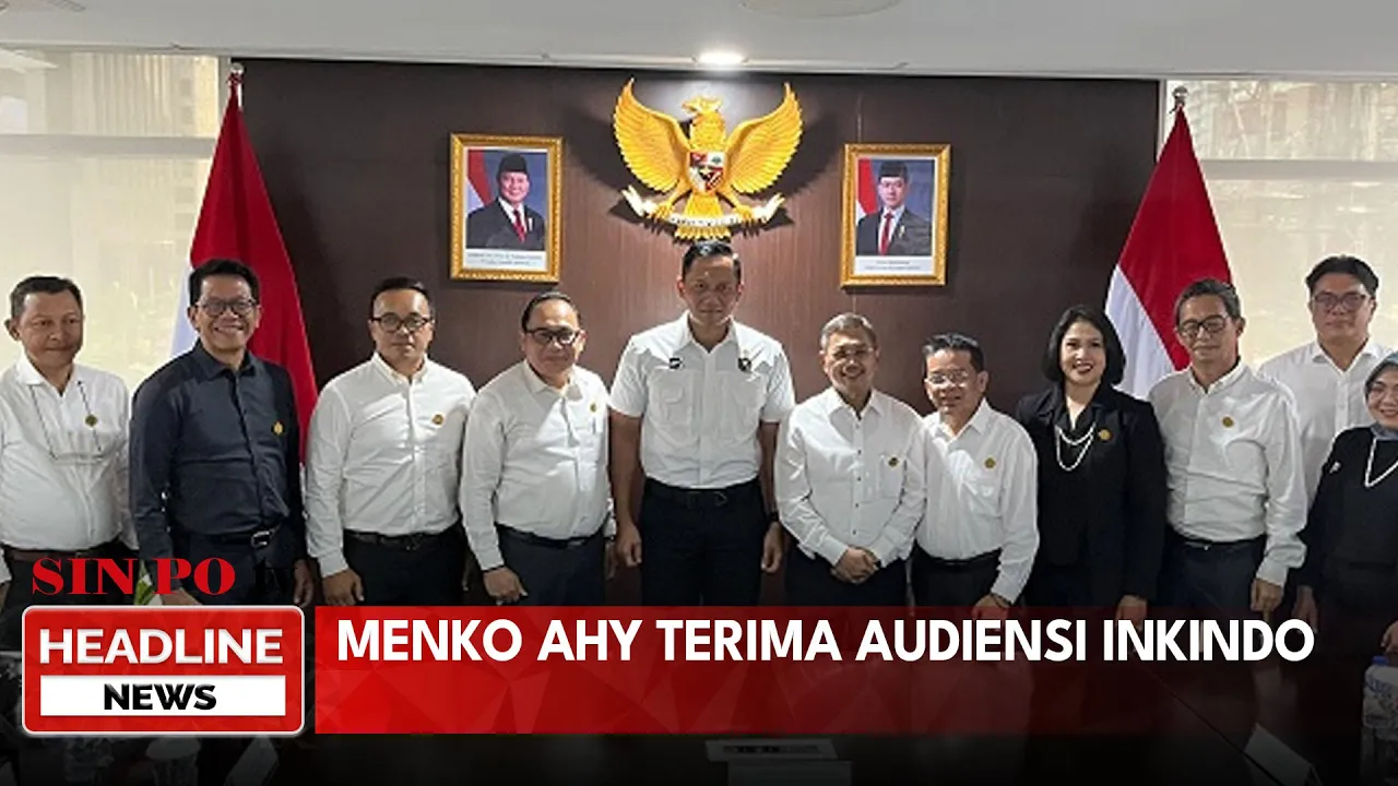Menko AHY Terima Audiensi INKINDO