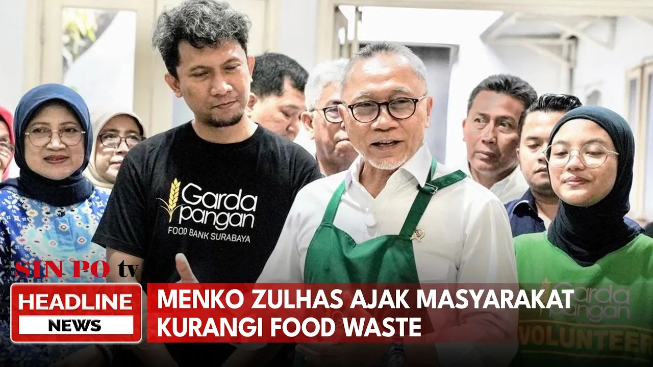 Menko Zulhas Ajak Masyarakat Kurangi Food Waste