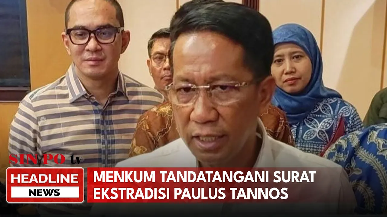 Menkum Tandatangani Surat Ekstradisi Paulus Tannos
