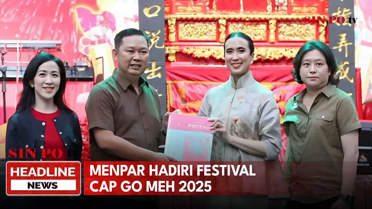 Menpar Hadiri Festival Cap Go Meh 2025