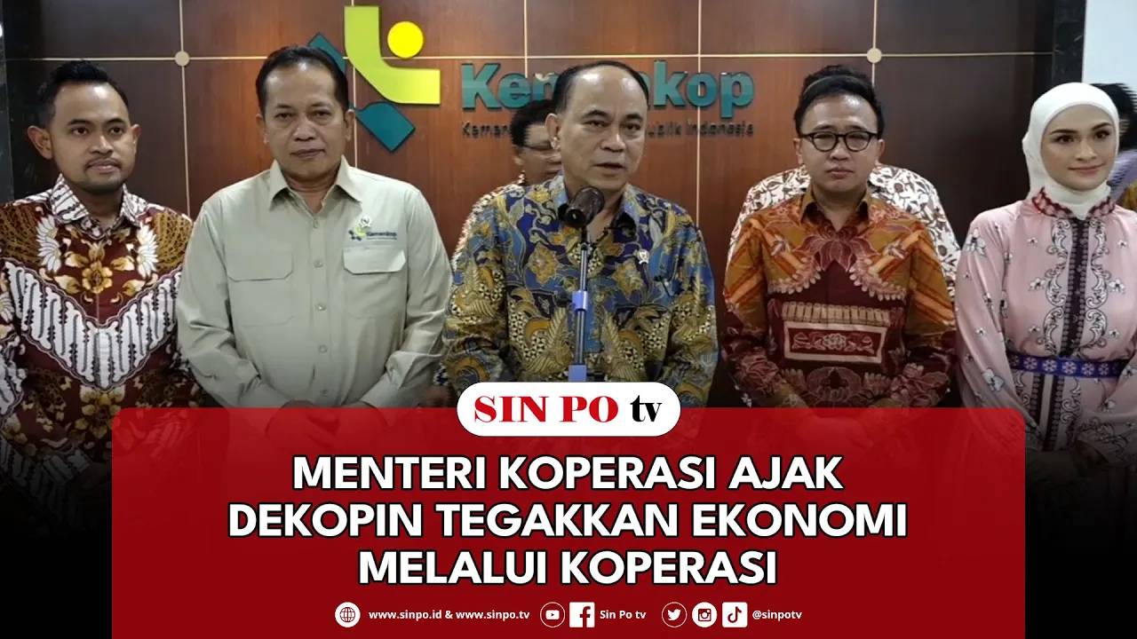 Menteri Koperasi Ajak Dekopin Tegakkan Ekonomi Melalui Koperasi