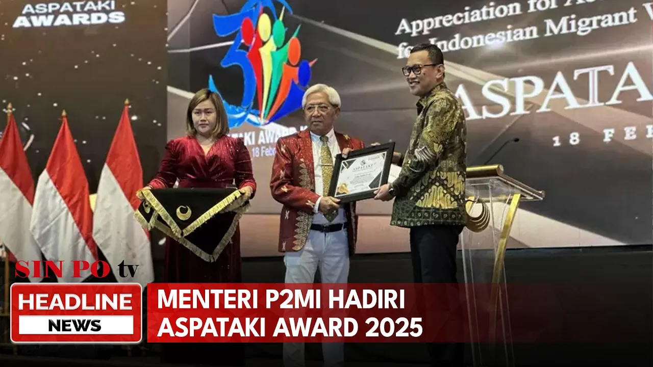Menteri P2MI Hadiri Aspataki Award 2025