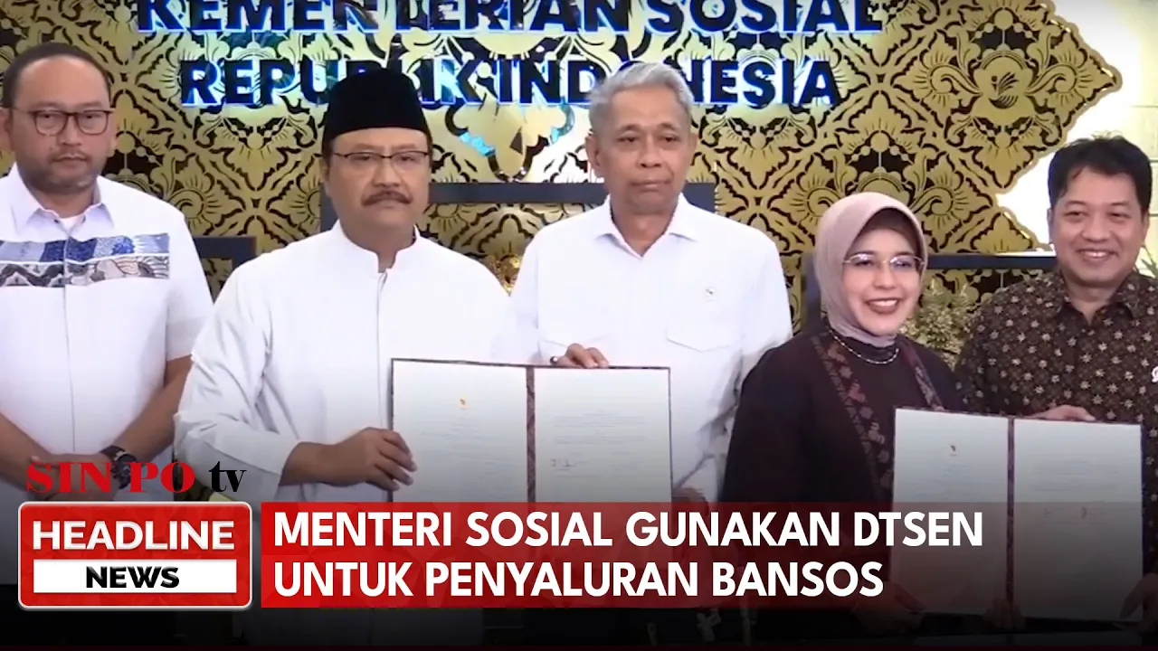 Menteri Sosial Gunakan DTSEN Untuk Penyaluran Bansos