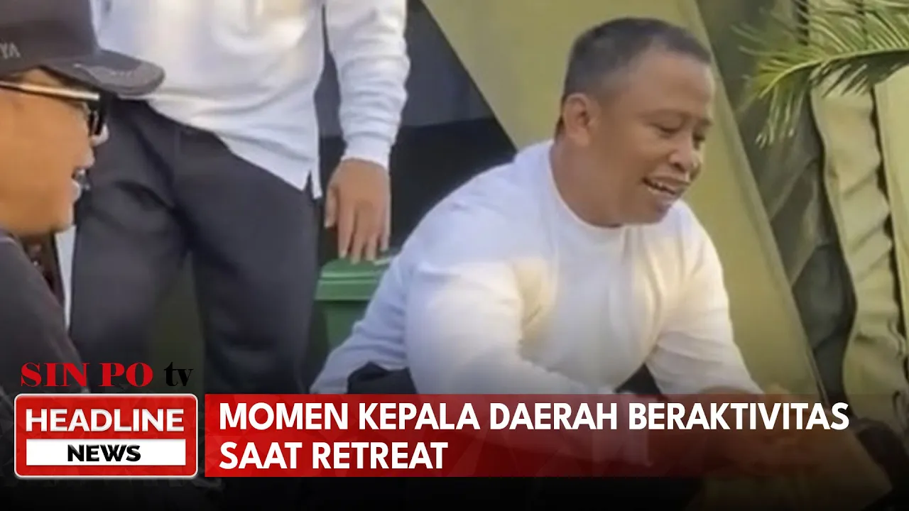 Momen Kepala Daerah Beraktivitas Saat Retreat